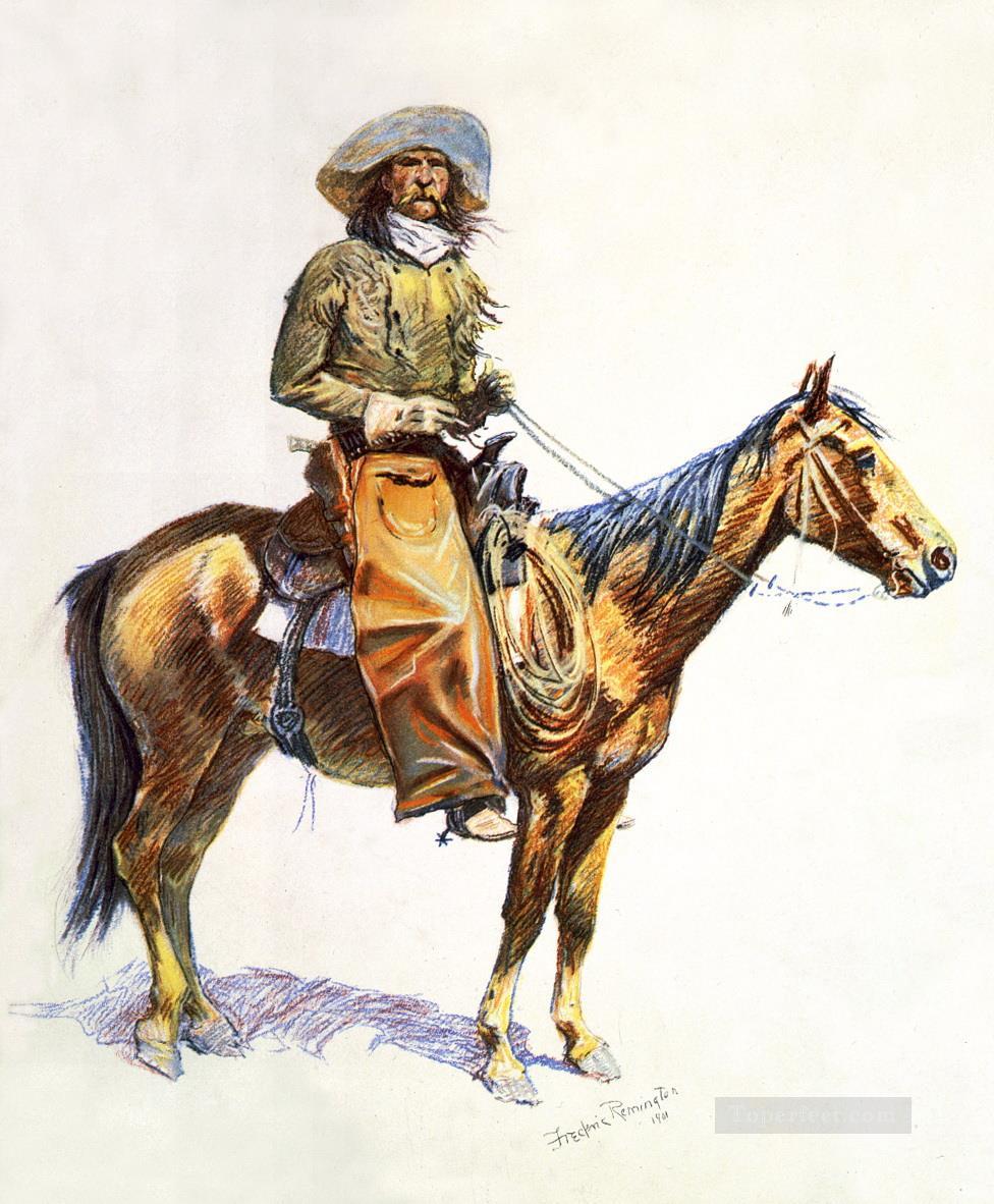 arizona cow boy 1901 Frederic Remington Oil Paintings